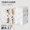 Suporte Retrátil para Livros Transfronteiriço Armazenamento de Livros para Mesa Prateleira de Armazenamento para Organização de Dados Suporte para Livros de Mesa de Escritório Estante de Livros