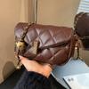 Nova bolsa feminina 2023 nova celebridade online popular outono e inverno design de nicho bolsa de ombro bolsa de corrente de losango popular