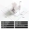 Ganchos para Cortineros de Amazon, Soporte de Gancho para Barra de Cortina de Puerta sin Taladro, Gancho de Instalación con Pinza, Gancho de Pared Adhesivo