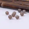 Ágata Gris Natural Cuentas Redondas Cuentas Sueltas Venta al por Mayor Cuentas de Calcedonia Accesorios para Pulseras Hechas a Mano DIY Materiales para Cuentas Venta al por Mayor