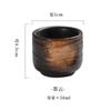 Pote de licor de estilo japonês transfronteiriço Conjunto de vinho de cerâmica criativa Dispensador de vinho Pote de vinho em chamas Copo de vinho Pote de licor de restaurante doméstico