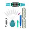 Aohu Gigante Silicone Space Bean Big Bean Combinação Anti-enrolamento Invólucro Gigante Assento Flutuante Anti-enrolamento Feijão Acessórios de Equipamento de Pesca