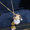 Accesorios DIY Marco para Colgante de Perla Oculta de Plata de Ley S925, Marco de Plata para Colgante Vintage Dinámico Producto Semi-terminado 10-13