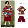 1º de junho infantil Roupas de desempenho infantil Reunião esportiva de alunos do ensino fundamental e médio Roupas de classe de jardim de infância estilo chinês Cheongsam Roupas de desempenho para meninos Maré