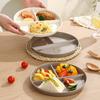 Plato de Cena Dividido de Lujo Ligero para Reducir Grasa Guardería Comedor Comida Rápida Plato de Cena Plato de Comida Cena Plato de Desayuno Cena para Niños Bebés