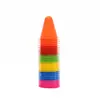 Atacado de fábrica 8cm rolo macio patinação no gelo cone futebol treino obstáculo marcador patinação no gelo suprimentos balde com logo