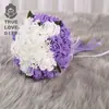 Casamento estilo ocidental noiva dama de honra segurando flores Suprimentos para casamento Amazon Versão coreana de rosas de espuma de PE simulação atacado