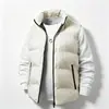 Chaleco holgado, cálido y grueso para hombre para otoño e invierno, adecuado para usar como prenda exterior, en colores lisos y hecho de algodón duradero