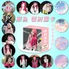 Nuevo Álbum de Caja de Tarjetas Fotográficas Láser Redonda de 70 Piezas 48 Piezas para Merchandising de Celebridades Influencers Lomo Polaroid