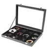 Caja de Almacenamiento Multifuncional para Joyería, Exquisita Caja de Almacenamiento para Pendientes, Aretes, Anillos, Colgantes, Bandeja de Gran Capacidad y Más