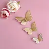Papel Dourado Camada Dupla Decoração de Bolo Decoração de Bolo de Aniversário Inserção de Bolo Decoração de Bolo Inserção para Assar