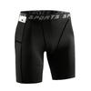 Envío Gratuito Transfronterizo Secado Rápido Alta Elasticidad Pantalones Cortos de Fitness Adelgazantes para Hombre con Bolsillos Compresión Ajustados Pantalones Cortos de Running