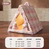 Ninho de Gato Transfronteiriço Outono e Inverno Novo Estilo Tenda Escovada Estilo Britânico Ninho de Gato Casa Quente de Inverno Ninho de Cachorro Suprimentos para Animais de Estimação