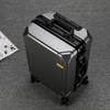 Maleta con Ruedas para Estudiante, Gran Capacidad, Anticaídas, Resistente al Desgaste, Maleta con Marco de Aluminio, Ruedas Universales Desmontables, Maletín para Viajes de Negocios, Portátil