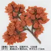 Hojas artificiales hojas de higuera hojas de abedul ramas falsas decoración hojas de álamo vid de jardín de ingeniería hojas de vid seca