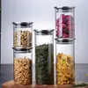 Frascos de Vidrio Sellados al por Mayor del Fabricante, Frascos de Vidrio de Grado Alimenticio, Frascos de Almacenamiento para Cocina, Frascos para Té, Frascos para Almacenamiento de Granos
