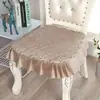 Almofadas para Mesa de Jantar e Cadeiras Estilo Europeu, Novas Almofadas de Assento de Inverno, Almofadas Ampliadas para Cadeiras de Jantar de Casa e Restaurante, Capas para Bancos
