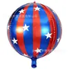 Nuevos Globos de Papel de Aluminio 4D Estrella Raya Mate de 22 pulgadas para Niños y Niñas Fiesta de Cumpleaños Temática Decoración de Fiesta