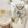 Ropa Interior de Algodón para Niños Set de Dibujos Animados Sin Costuras para Niños Pequeños Primavera y Otoño Manga Larga Pantalón Largo Capa Base para Niños Ropa de Casa