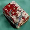 Caixa de joias de dote caixa de armazenamento pacote de material DIY caixa de madrepérola caixa de joias laca popular madrepérola estilo chinês madeira