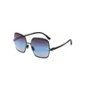 [Personalizado] Gafas de Sol de Acero sin Tornillos para Mujer B95 Montura Cuadrada Gafas de Sol de Moda con Patillas de Resorte