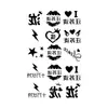 Nuevas pegatinas de tatuajes de purpurina creativas de bricolaje transfronterizas de Amazon para niños y adultos, Y2K Navidad Halloween
