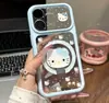El Soporte de Espejo para Gato se vuelve compatible con el Estuche Cielo Estrellado Dopamina para iPhone 17promax 16 de Apple