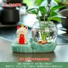 Atrae Riqueza y Tesoro Adornos de Gato Muebles para el Hogar Nuevo Oficina Pothos de Gama Alta Botella de Cristal para Cultivo Pequeños Adornos de Escritorio Nuevo