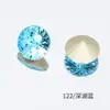 Dongzhou Arte de Uñas Diamante Colección Azul Lago Profundo Diamante Huevo de Paloma Gota de Agua Diamante Forma Especial Fondo Puntiagudo Diamante Explosivo Joyería de Cristal K9 de Alta Calidad