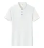 Camisa Polo Cultural de Verão Masculina com Gola Reversível, Camiseta de Manga Curta, Uniforme Corporativo Personalizado, Uniforme para Grupo, Camisa Publicitária com Texto Impresso