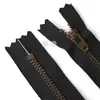 En stock Cremallera YKK 4YG de bronce antiguo de extremo cerrado, cremallera de extremo cerrado con resorte, cremallera para jeans, cremallera YKK, todos los tamaños disponibles