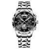 Lige/Comercio Exterior se especializa en Relojes de Negocio de Moda para Hombre, Relojes de Cuarzo Luminosos Impermeables con Calendario Multifuncional