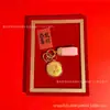 Llavero de Galleta de Oro Puro "Te Amo, Mamá" Exquisito Adorno para Bolsa de Paz y Alegría Regalo Navideño Personalizado Venta al Por Mayor