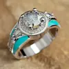 Novedades Europeas y Americanas Anillos Más Vendidos para Mujer, Anillos Retro Exagerados Simples y Únicos para Mujer