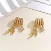 Accesorios Colgantes de Moda 2025 Diseño Tiktok Combinación de Letra y Estrella con Circonita Microincrustada Que No Se Desvanece
