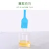 Pincel de Silicone para Óleo em Estoque Transfronteiriço, Ferramenta Doméstica para Assar, Pincel Integrado para Molho de Soja de Churrasco de Cozinha, Pincel de Tempero Grande e Pequeno