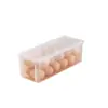 Caja de Almacenamiento de Fideos Rectangular de Plástico para Refrigerador Cocina Grado Alimenticio Sellada Caja Crisper con Tapa Caja para Fideos Multigrano