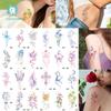 Ruikalong Nuevo Adhesivo de Tatuaje de Mariposa Impermeable Super Blanco Pequeño Fresco Dopamina Adhesivo de Tatuaje High-End Ins
