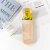 Calcetines de tubo de seda de panda ultradelgados para mujer de primavera y verano, dispensadores antideslizantes, resistentes al desgaste, antienganches, transpirables, calcetines invisibles combinables