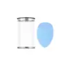 Cilindro de Aluminio Antióxido Caja de Boca de Caballo Gota de Agua Calabaza Corte Diagonal Esponja para Polvos de Maquillaje Huevo de Belleza No Látex Húmedo y Seco