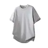 Camiseta de Manga Corta para Hombre con Puños Bloque de Color, Fresca de Verano Secado Rápido Resistente Casual Cuello Redondo