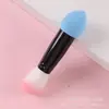 Herramientas de Maquillaje de Caramelo Macarrón de Venta Caliente Transfronterizas, Esponja de Maquillaje, Base Líquida, Pincel de Rubor de Doble Punta en Forma de Bala que No Absorbe Polvo