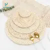 Estilo Japonés Estilo Sencillo Salvamanteles de Paja Salvamanteles Tejido de Piel de Maíz Salvamanteles Engrosado Aislamiento Térmico Salvamanteles para Olla de Arena Decoración de Accesorios para Fotografía