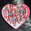 Anillo de Princesa Elsa para Niños 2026 Princesa Linda Diamante Colorido Dibujos Animados Juguete para Bebé Niña Regalo de Vacaciones para Niñas