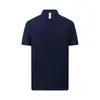 Camisa Polo de Algodón Puro de Alta Gama con Amoniaco Líquido, Piqué Grande, Anti-arrugas, Antibacteriana, Anti-Mosquitos, Ropa de Trabajo para Equipo de Manga Corta para Negocios con Impresión de Logo