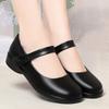 Sapatos de Mãe, Sapatos de Couro Confortáveis para Mulheres de Meia-Idade e Idosas, Sapatos Femininos Novo Estilo Primavera/Verão 2025, Couro Macio, Sola Macia Sapatos de Trabalho, Sapatilhas Femininas Versáteis