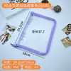 Fichário A5 com Zíper Planejador de PVC Álbum de Fotos Porta-Cartões Portátil Álbum de Cartões de Ídolo Foto Fabricante