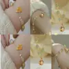 Pulseira com Caractere Fu Design Feminina Sansheng I Natural Hotan Retrô Sensação de Alto Padrão ins Melhor Amigo do Casal
