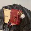 Bolso Casual de Teléfono Móvil de Moda para Mujer 2026 Otoño Nuevo Retro Versátil Texturizado Hombro Cruzado Pequeño Cuadrado