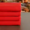 Venta al por mayor del fabricante Tela Roja de Algodón Puro para Bodas, Tela Lisa para Ceremonias Religiosas, Tela de Algodón para Ofrendas a Buda, Tela de Algodón para Ceremonias de Corte de Cinta y Inauguración